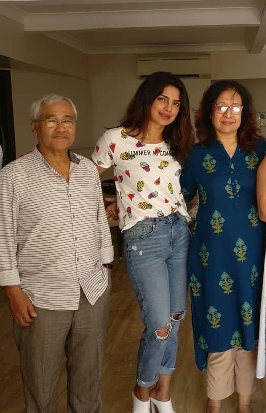 With the actors